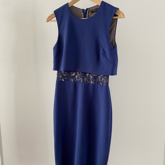 BCBGmaxazria, Dress, size 2, blue - Picture 2 of 5